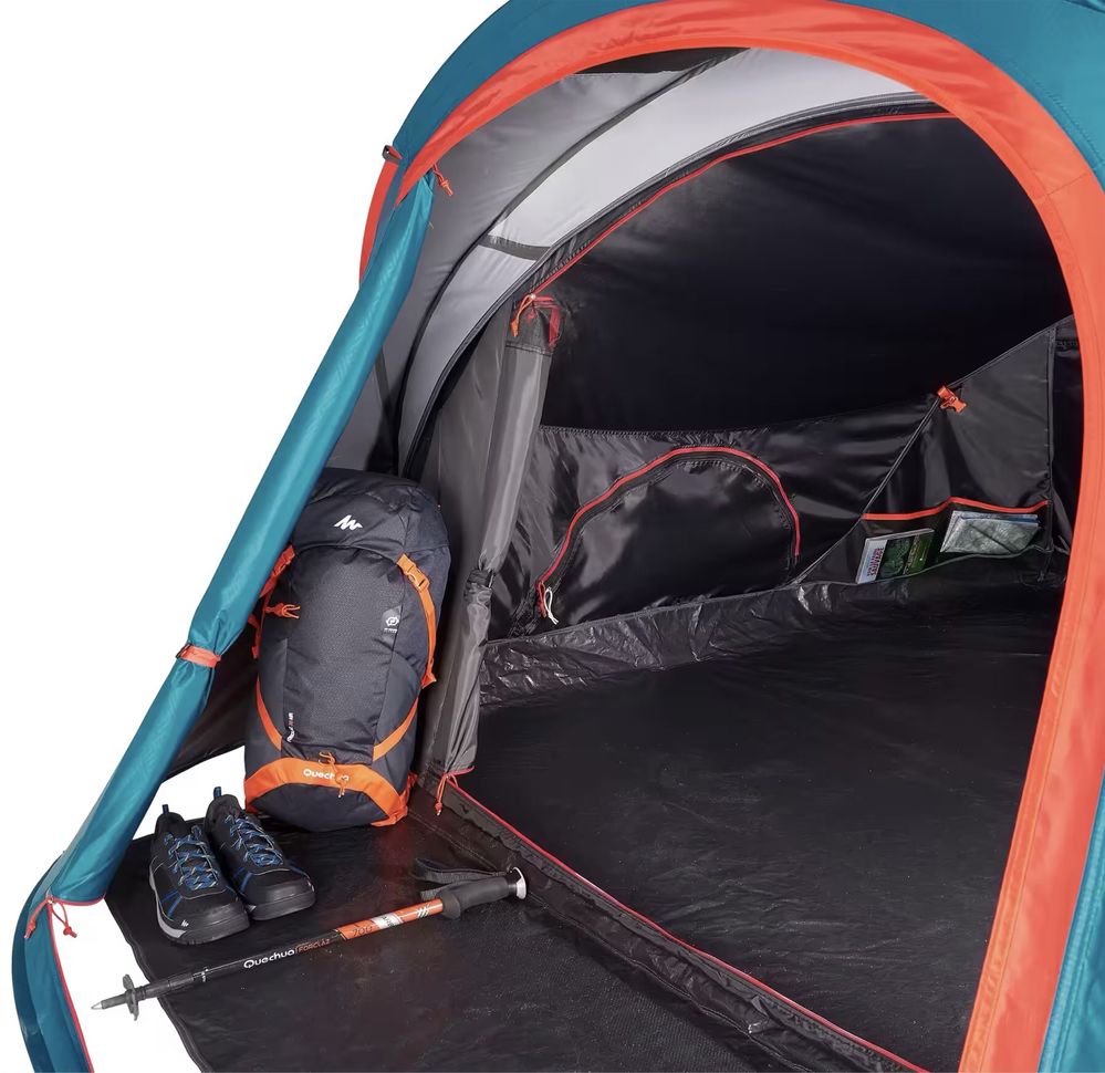 Tenda Quechua 2 Seconds 3 pessoas XL Fresh Black