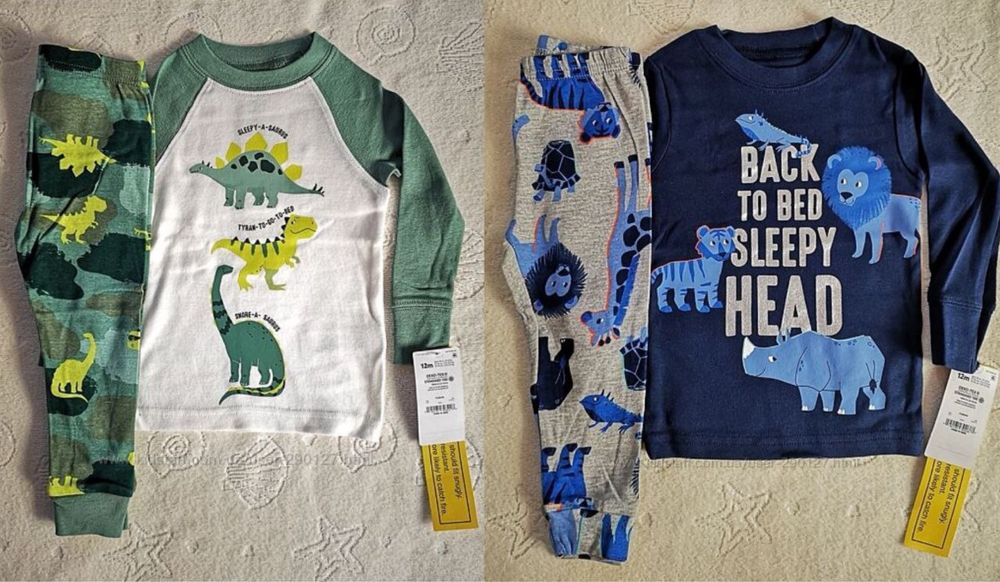 Піжама Carters, Картерс 12м,18м,24м,2Т,3Т,4Т, 5Т