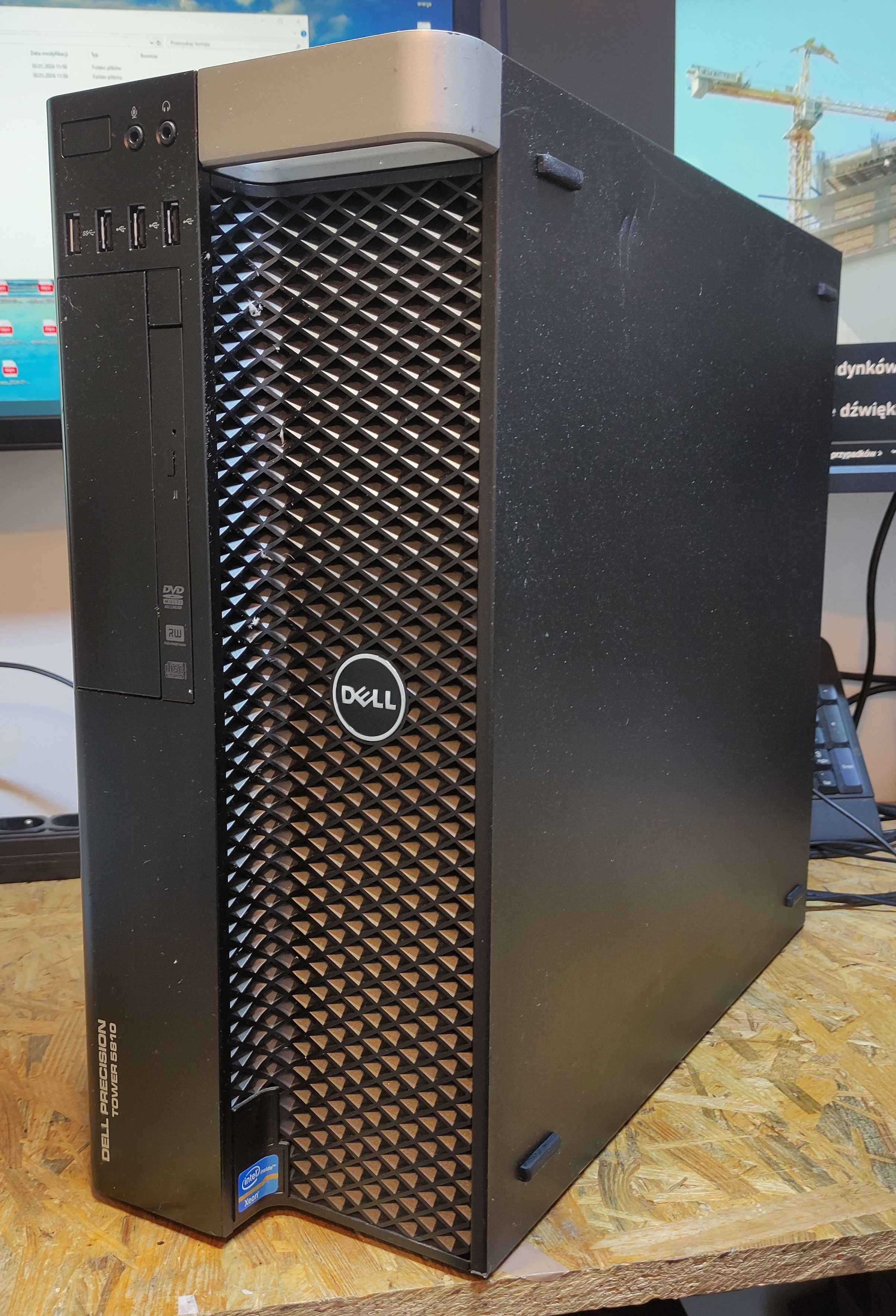 Komputer Dell Precision 5810 32GB RAM Intel Xeon E5-2640v3 (8 rdzeni)