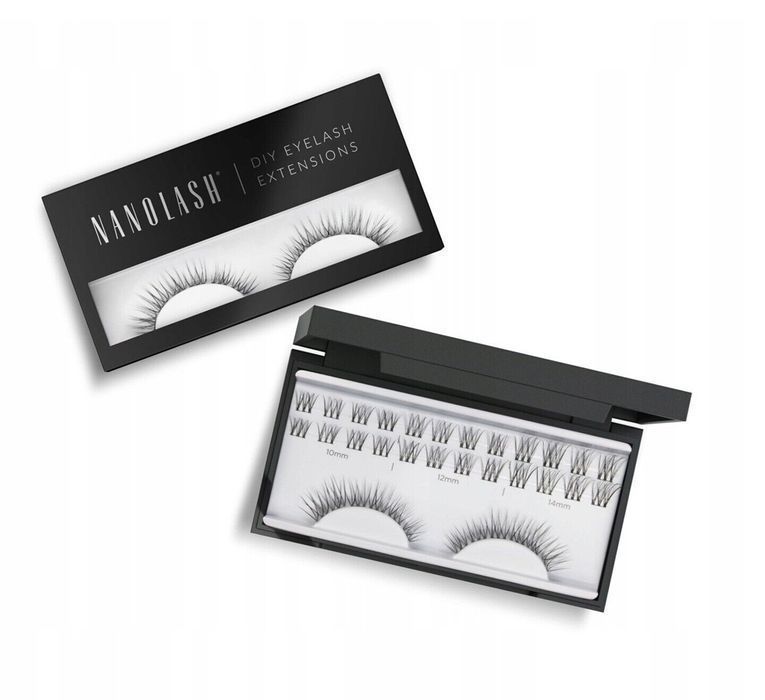 Nanolash DIY Eyelash Extensions sztuczne rzęsy w kępkach Innocent 36sz