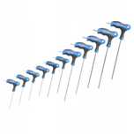 HOEGERT ZESTAW KLUCZY TORX SECURITY TYPU-T DŁUGIE 10 SZT HT1W881 IMBUS
