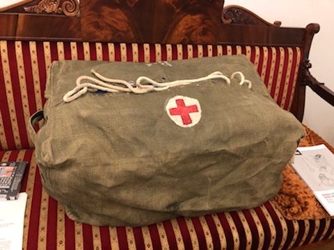 Wojskowy worek medyczny, torba medyczna PRL, nowa