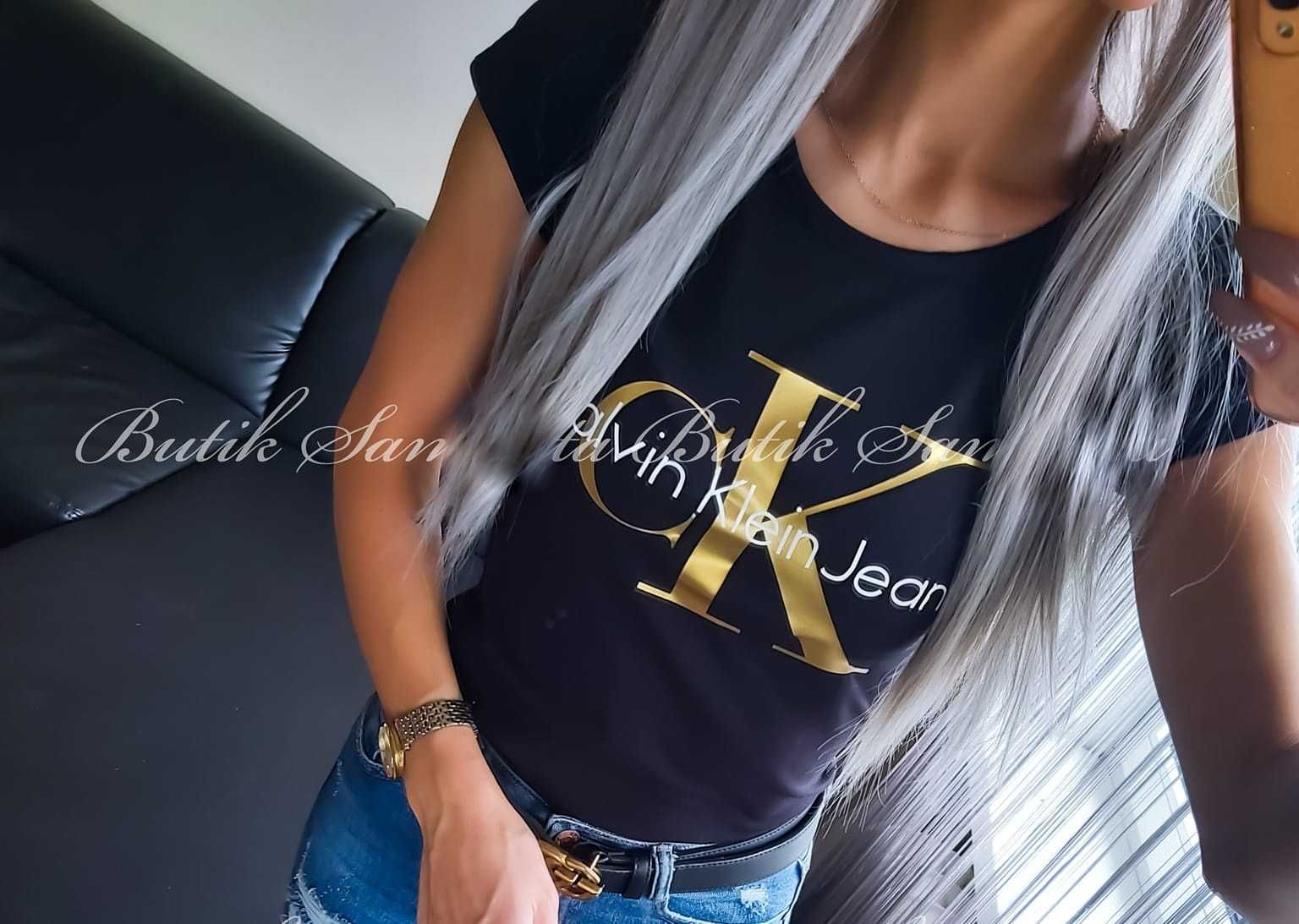 S-Bluzka, Damski T-shirt czarny.