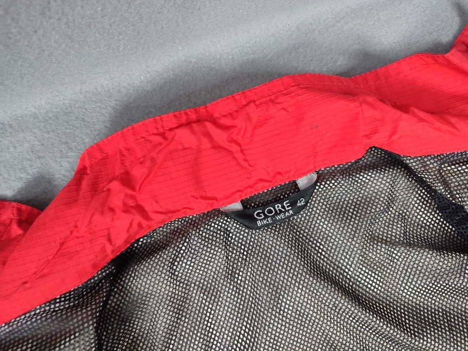 Куртка дождевик GORE bike wear packlite красный (размер 42)