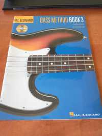 Livro de baixo elétrico Hal Leonard Bass Method Book 3 (com CD)