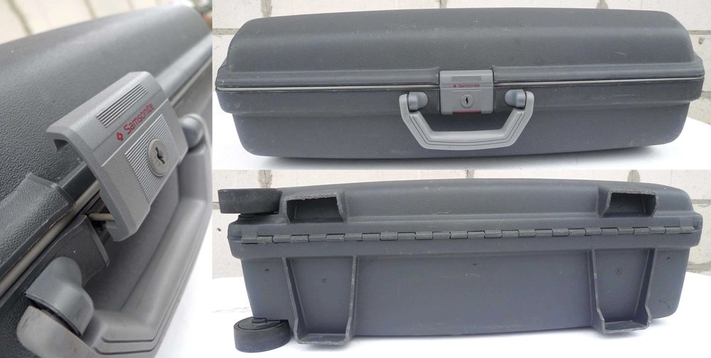 Walizka Samsonite z tworzywa 68x54x23cm koła transportowe