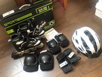 Łyżworolki Sport Generation rozm. 31-34, kask i ochraniacze
