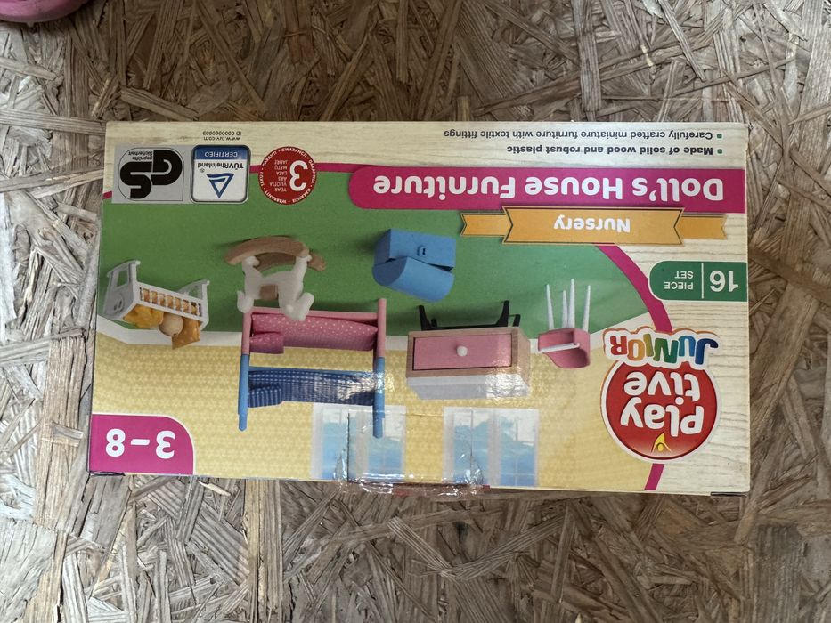 Play tive junior domek drewniany i dodatkowe akcesoria