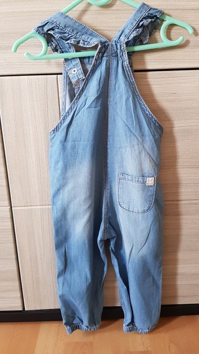 Ogrodniczki miekki jeans H&M 86 super stan, regulowane