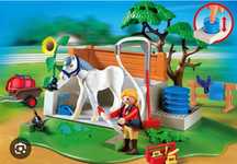 Playmobil zestaw 4193 myjnia myjka dla koni koń kuc stadnina stajnia