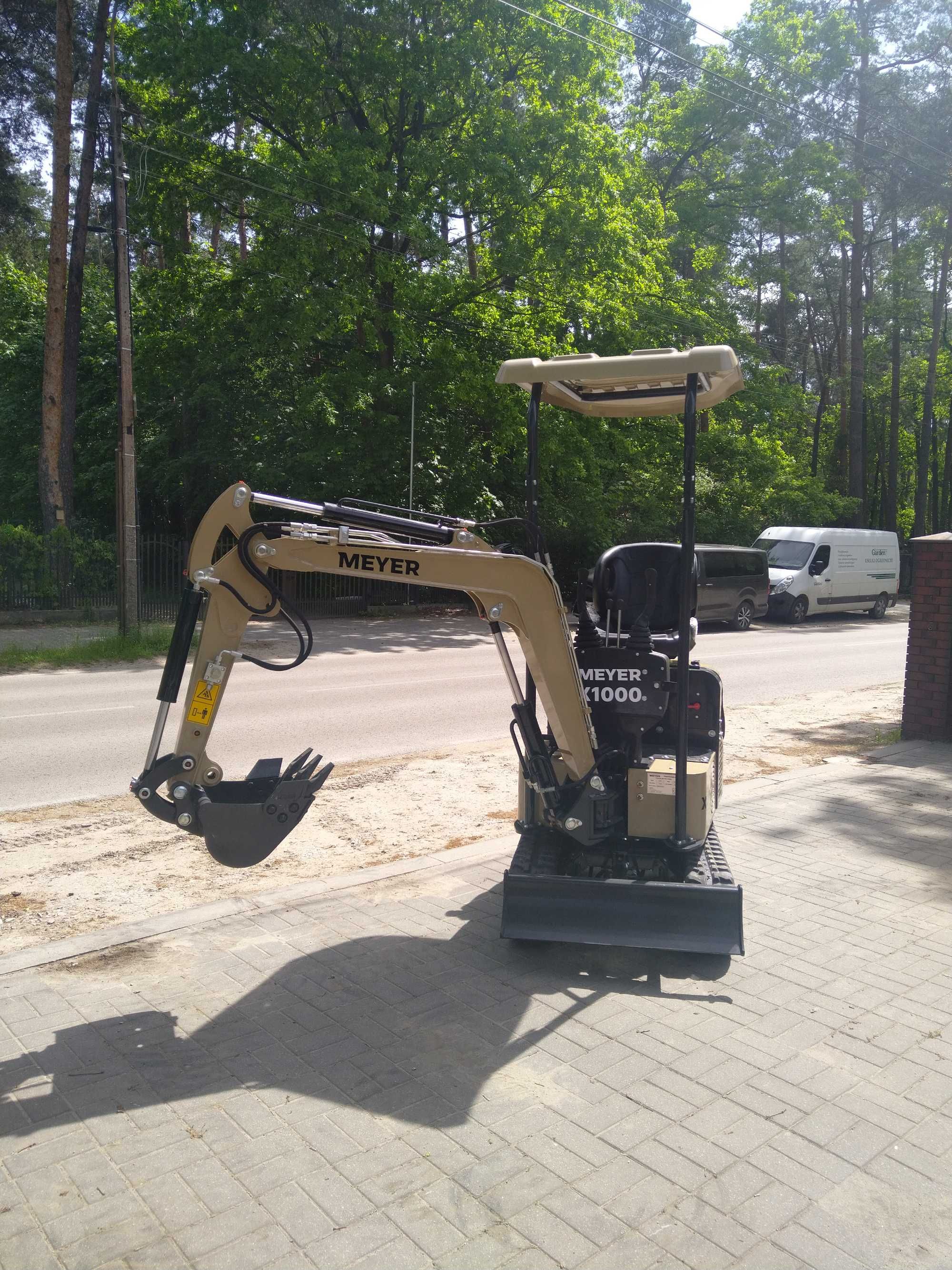 Minikoparka gąsienicowa Meyer X1000 Mazowieckie