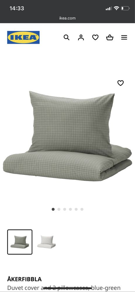 Duvet set Akerfibbla Ikea