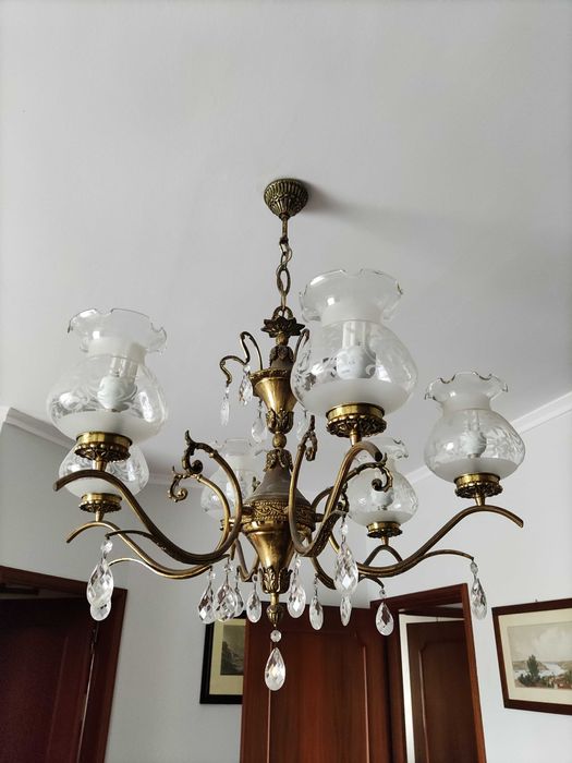 Conjunto de candeeiros de sala