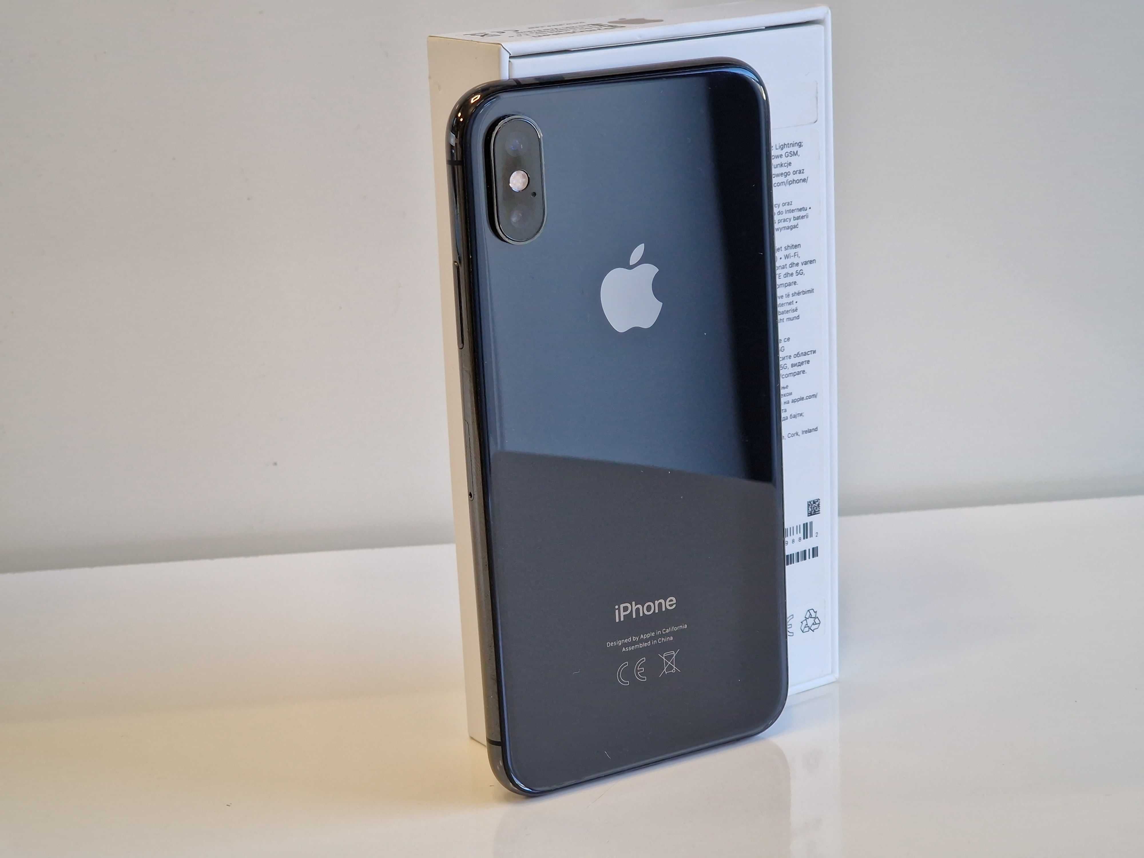 GWARANCJA Apple iPhone XS Black+Etui SPIGEN Sklep Zamiana