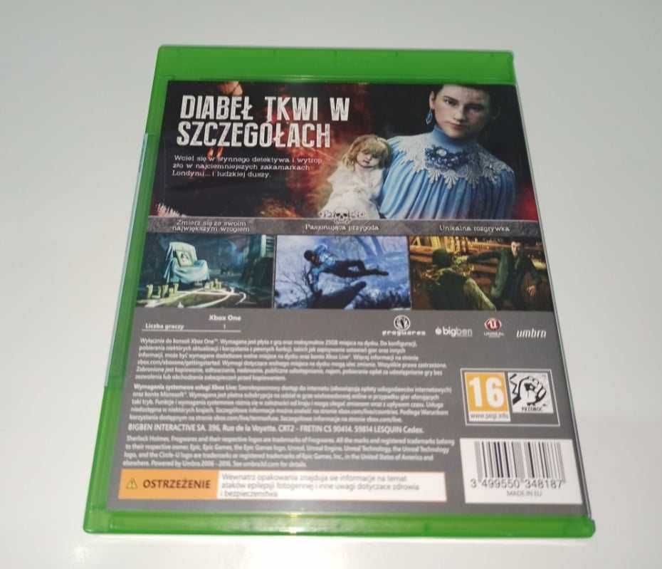 Sherlock Holmes THE DEVIL'S DAUGHTER - Xbox polskie napisy