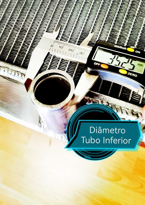 Radiador Toyota Supra JZA80 Turbo 1993 a 1998 Alumínio Performance