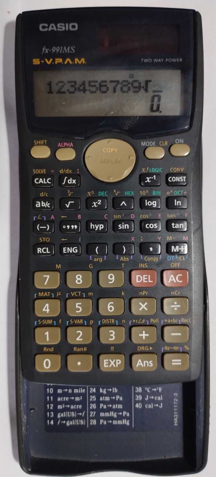 Калькулятор инженерный Casio FX-991MS