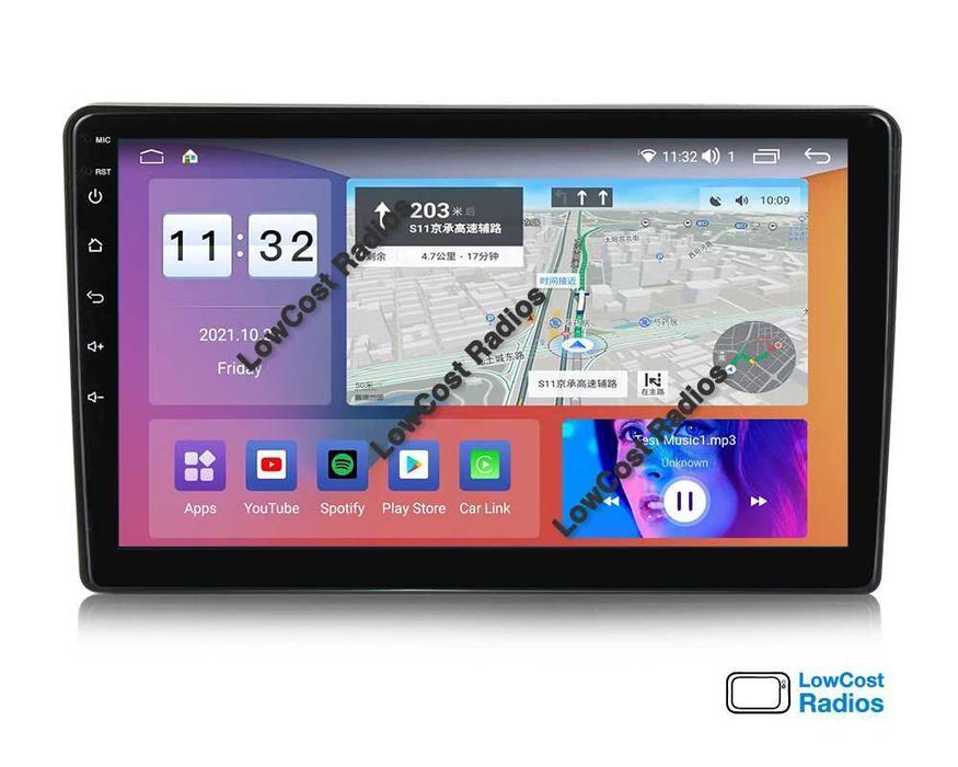 Auto Rádio PEUGEOT 308 T9 308S | GPS ANDROID 15 BT USB APPS WIFI - 9''