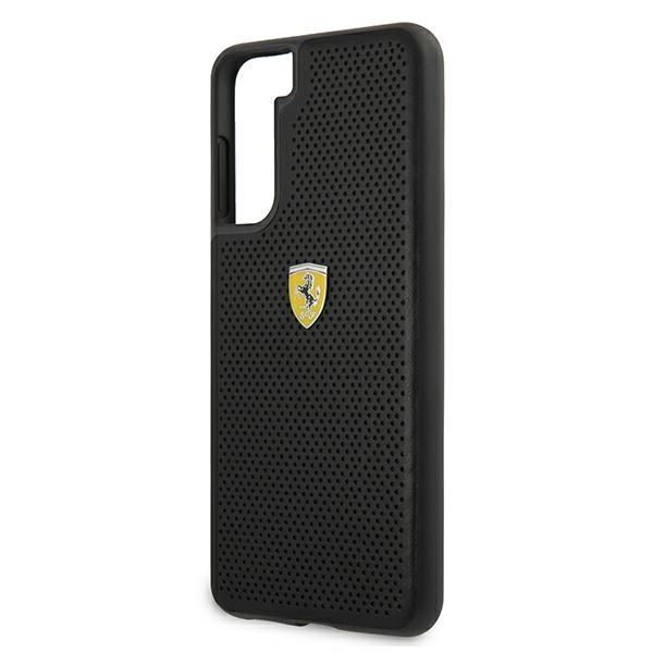 Etui Ferrari Galaxy S21 On Track Perforated Black