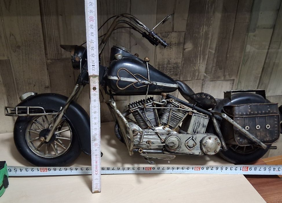 Motor ręcznie robiony duży 57cm dlu