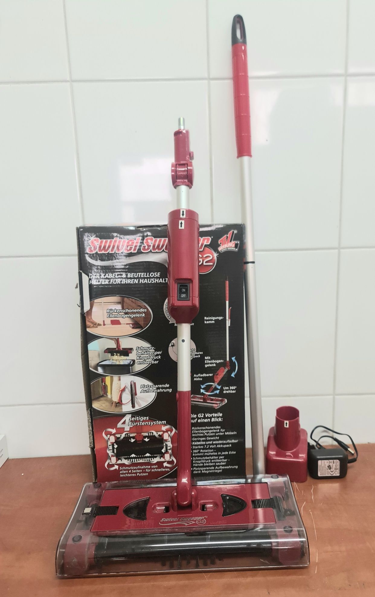 Swivel Sweeper akumulatorowa miotła bezprzewodowa bezworkowa