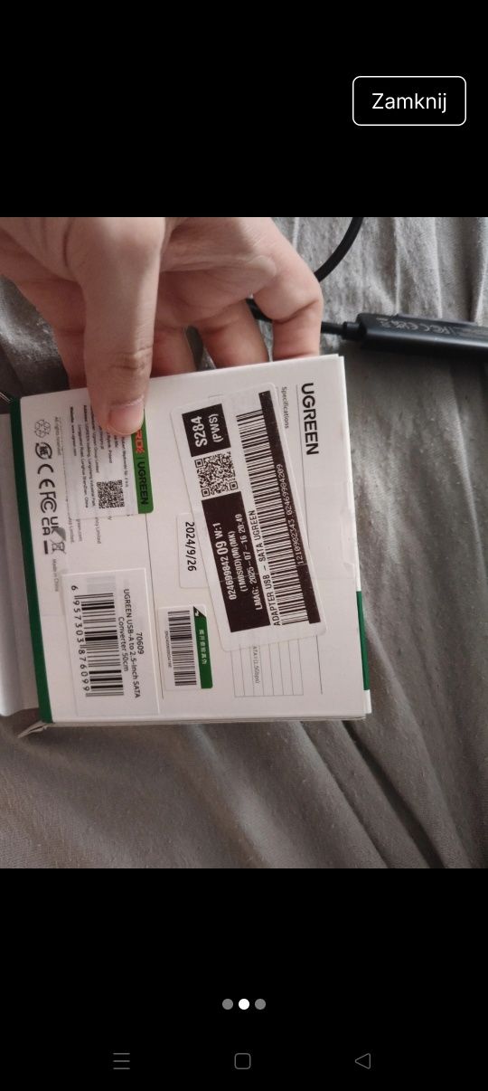 Adapter dysku ssd