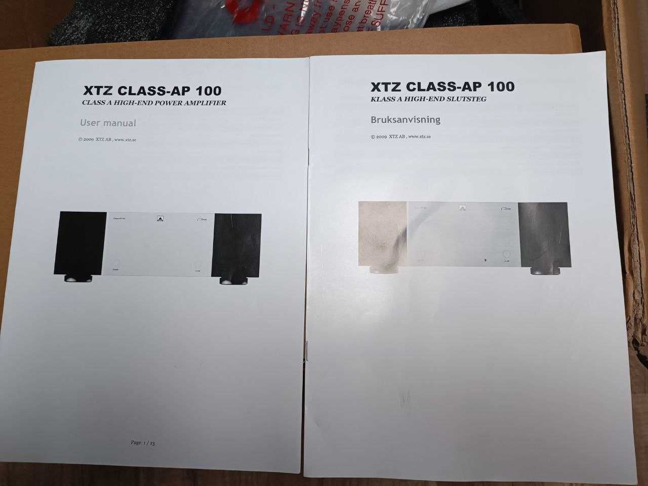Końcówka mocy XTZ Class-AP100