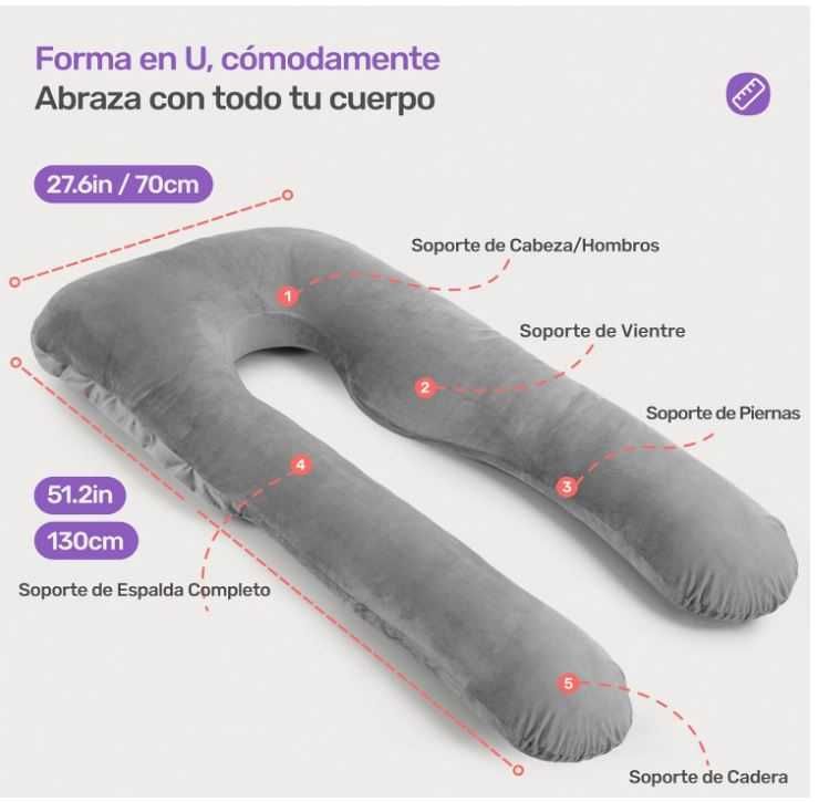 Almofada de Gravidez Nuliie em U