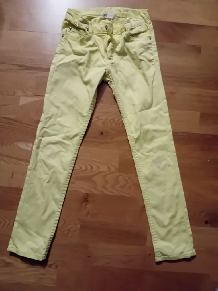 Spodnie jeansy h&m 128