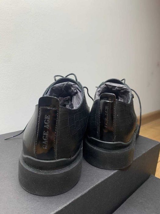 Туфлi чоловiчi. Шкiра. Rage Age, 42 розмiр. 27 см стелька. Стан: Нове