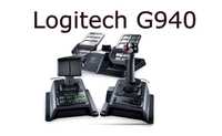 Logitech G940 Flight Control System-lepszy od Hotas Warthog! ma FFB !!