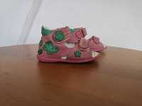 Sandały sandałki emel skórzane rozmiar 19 jak nowe różowe emelki