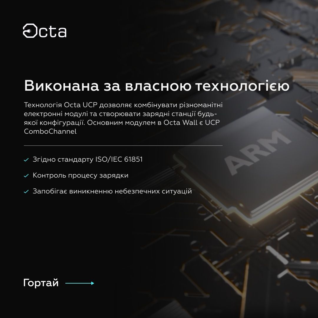 Зарядна станція для електромобілів ПІД КЛЮЧ Зарядка Octa 22 КВТ 4G WI-