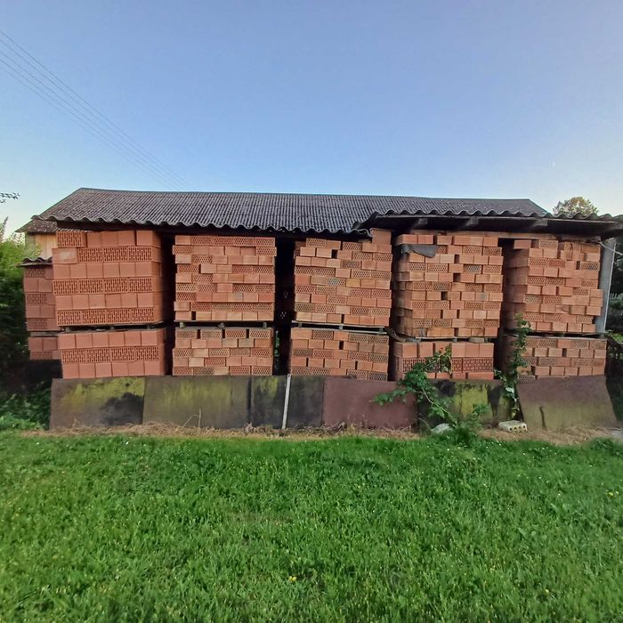 cegła kratówka duża i mała Harasiuki cegła / pustak ceramiczny
