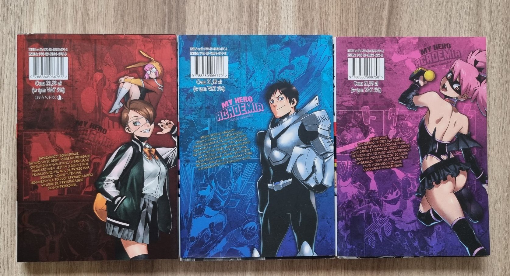 Manga ksiażki vigiliante 3 szt.