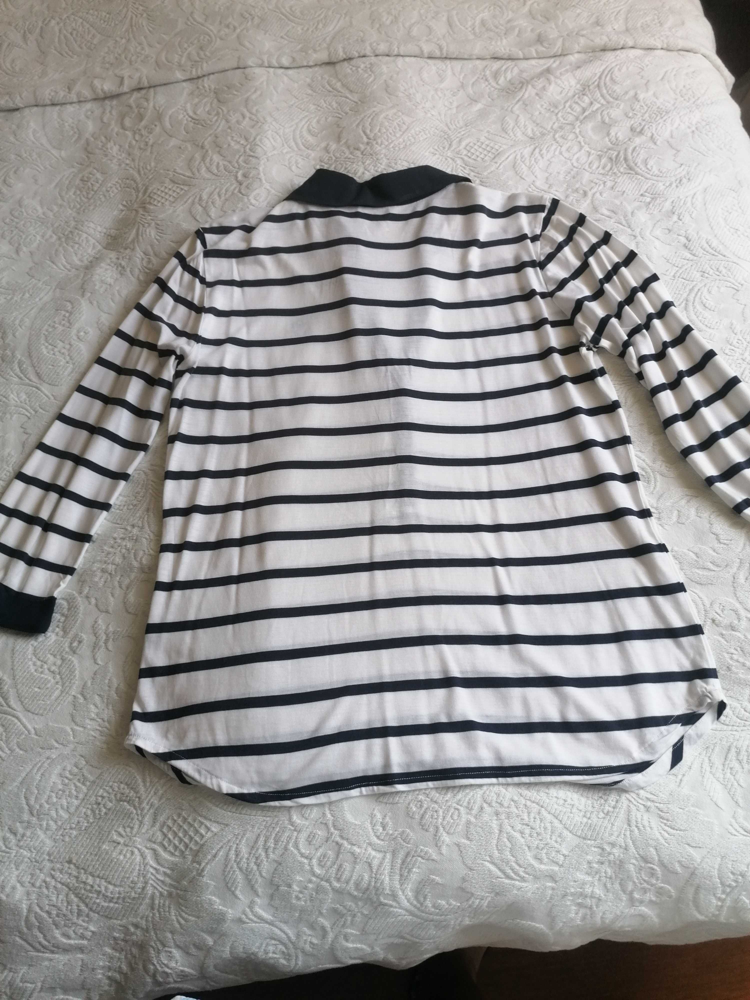 Bluzka w marynarski stylu Massimo Dutti