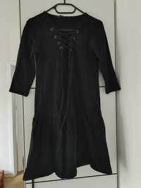 Sukienka czarna S elegancka na święta sylwestra rozkloszowana Christma