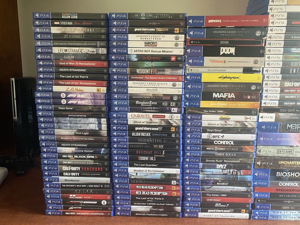 Lote de jogos ps4 e ps5