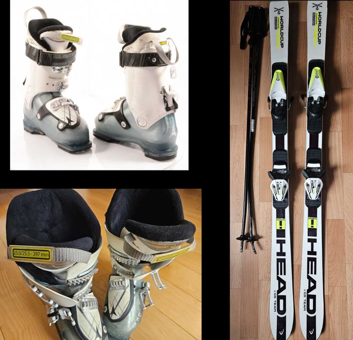 Narty Head Worldcup Rebels Junior 132 Buty Atomic Waymacker 80 Plus 25