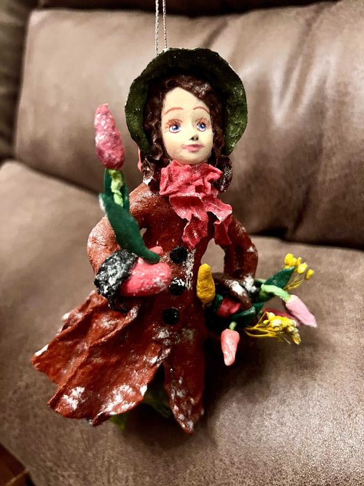 Новорічні іграшки ручної роботи. Ватні іграшки. Новогодние игрушки.