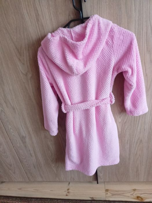 Szlafrok dziecięcy  różowy