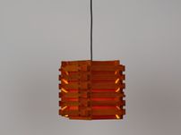 Duńska vintage lampa teak lata 70-te