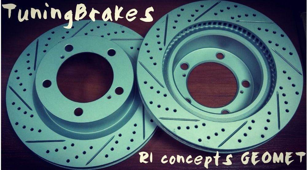Гальмівні диски Lexus Toyota R1 Concepts, Centric, DBA, EBC