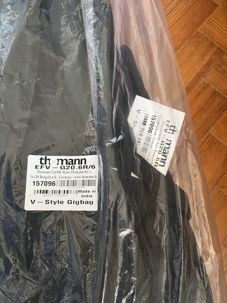 Gigbag Guitarra V Thomann Novo Embalado