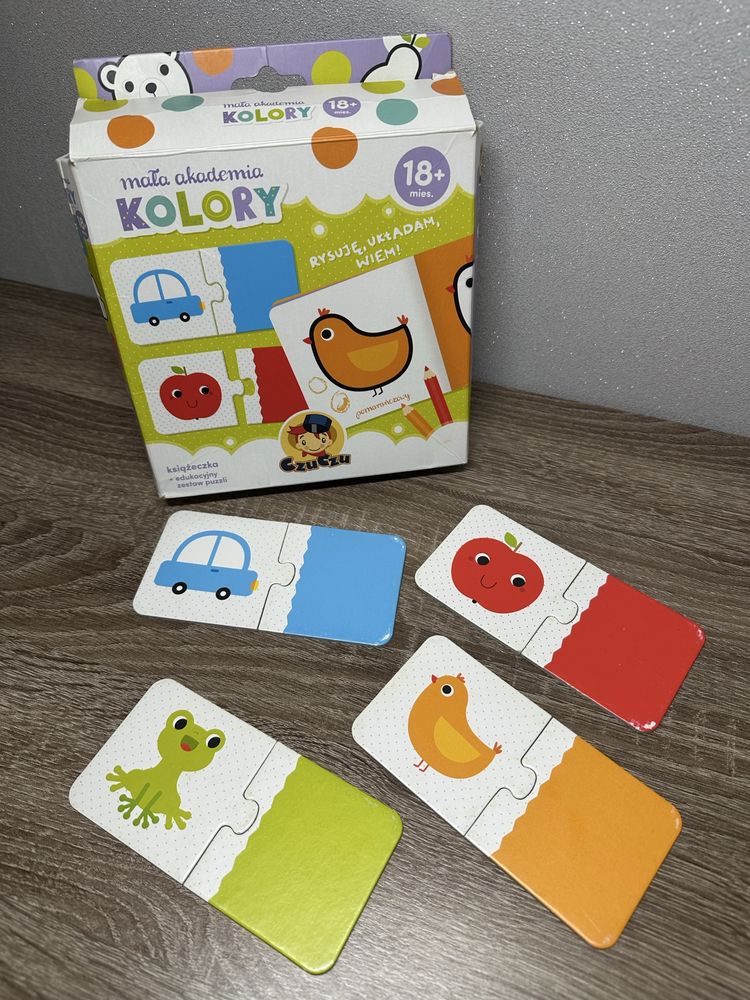 Puzzle kolory + kolorowanki