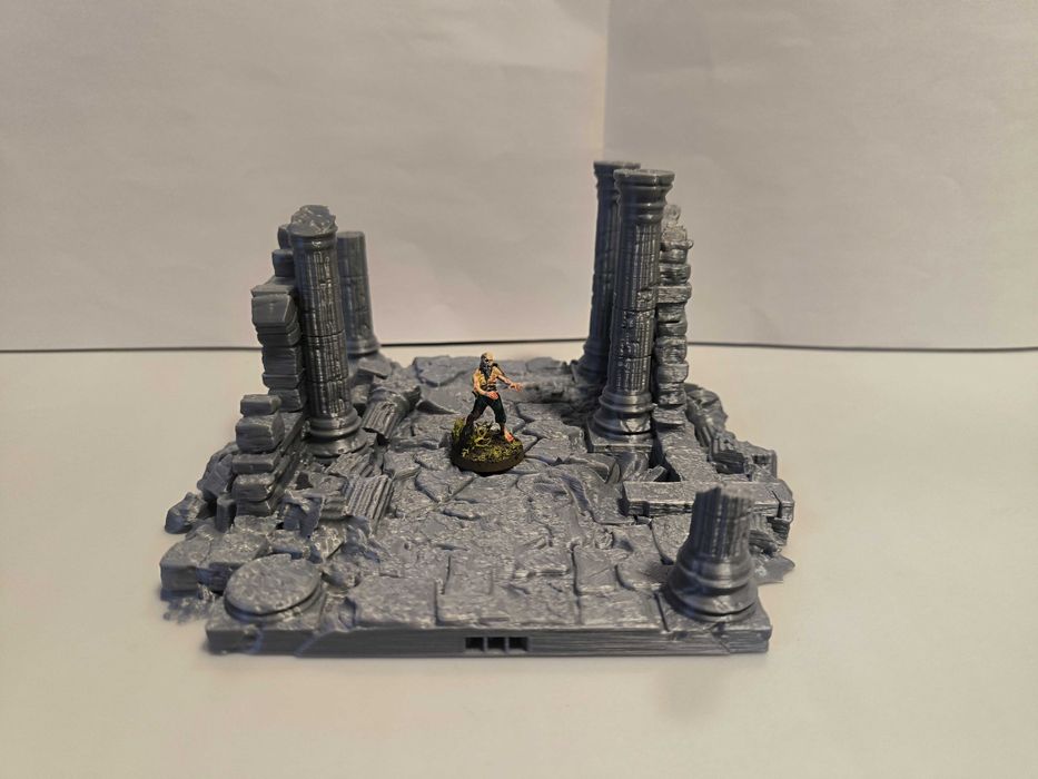 Zrujnowana droga prosta s2 (Lost City) RPG D&D Diorama Makieta