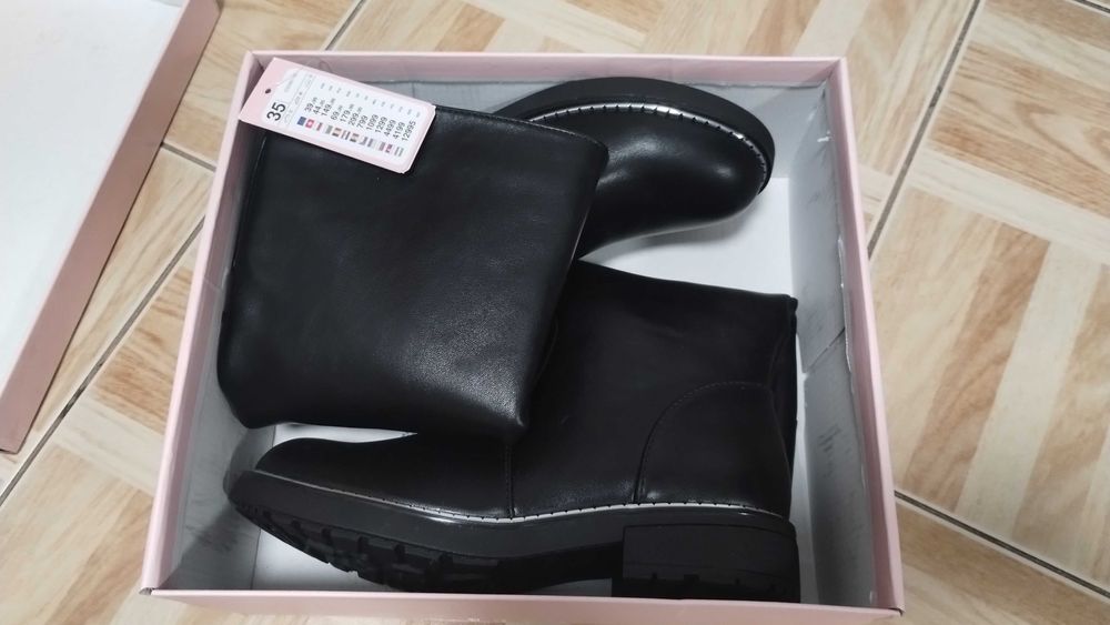 kozaki dla dziewczynki nelli blu 35 nowe