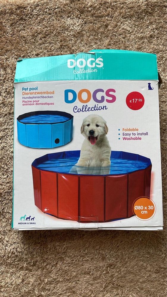 Piscina pet 80x30 nunca usada