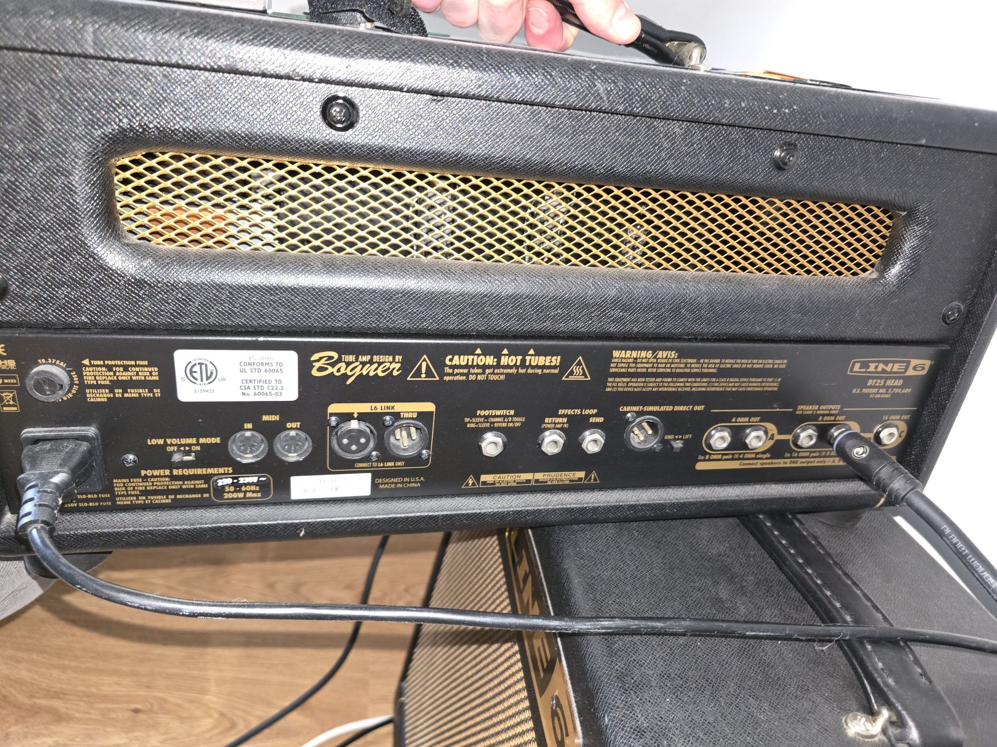 Wzmacniacz lampowy Line6 DT25 Bogner + paka ZAMIANA
