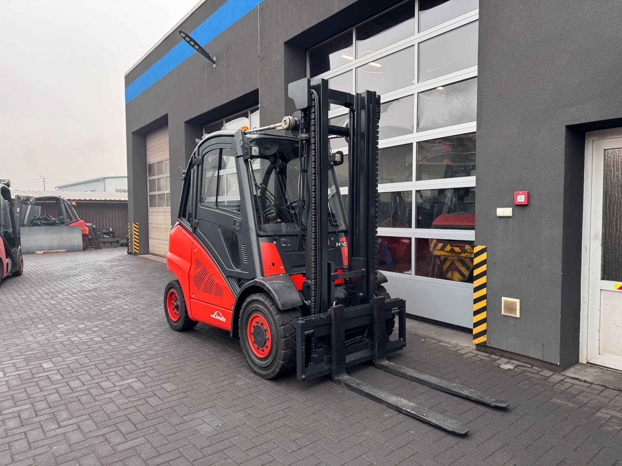 Wózek widłowy Linde H45D-01 2010 rok kabina 122